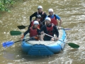 První raft - Peťka, Zub, Marťa, Dan a Pípa