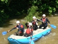 druhý raft - Andrea, Renata, Dan a Dazul